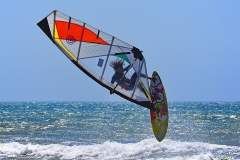 Windsurfing Waddell Creek just North of Santa Cruz