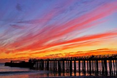 Sunset @ the Cement Ship, Seacliff State Beach