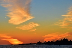 Santa Cruz Sunset from the Santa Cruz Yacht Harbor