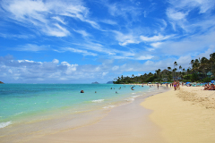 Lanikai Beach in Kailua on Oahu, Hawaii