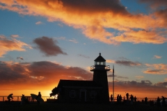 Sunset @ Lighthouse Point in Santa Cruz, California