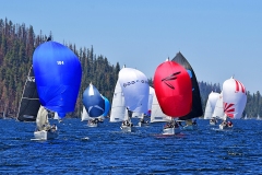 Moore 24 Nationals on Huntington Lake in California